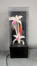 Vintage Fibre Optic Flower Lamp Ormament  Retro 1980's Spares Repairs Only!