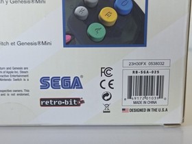 Retro-Bit Official Sega Saturn USB Controller Pad for PC/Mac/Steam/PS3/Genesis