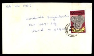 Mayfairstamps St Vincent 1988 to Holland MI Coins Cover aaz_70657