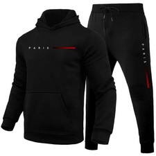 Hot Sale Men  s Tracksuit Hooded Sweatshirt  Sweatpants Sportswear Jogging Set