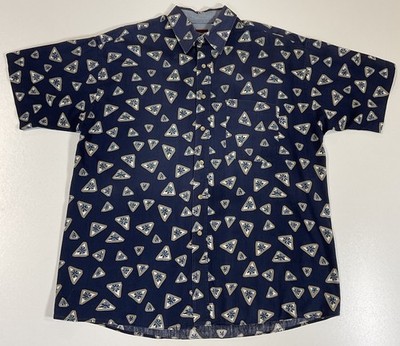Vintage Haggar Casuals Geometric Button Up Sz XL Mid Century Beach 90s