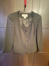 Black Blazer with Neck Detailing Size 6 