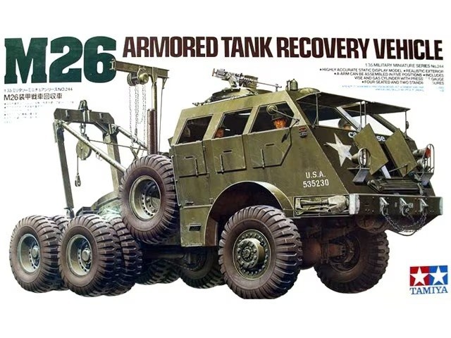 Tamiya 35244 1:35th scale M26 Armored Tank Recovery Vehicle