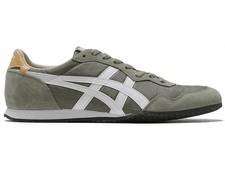 Onitsuka Tiger SERRANO 1183B400 BURNT OLIVE/WHITE Leather Sneakers Shoes