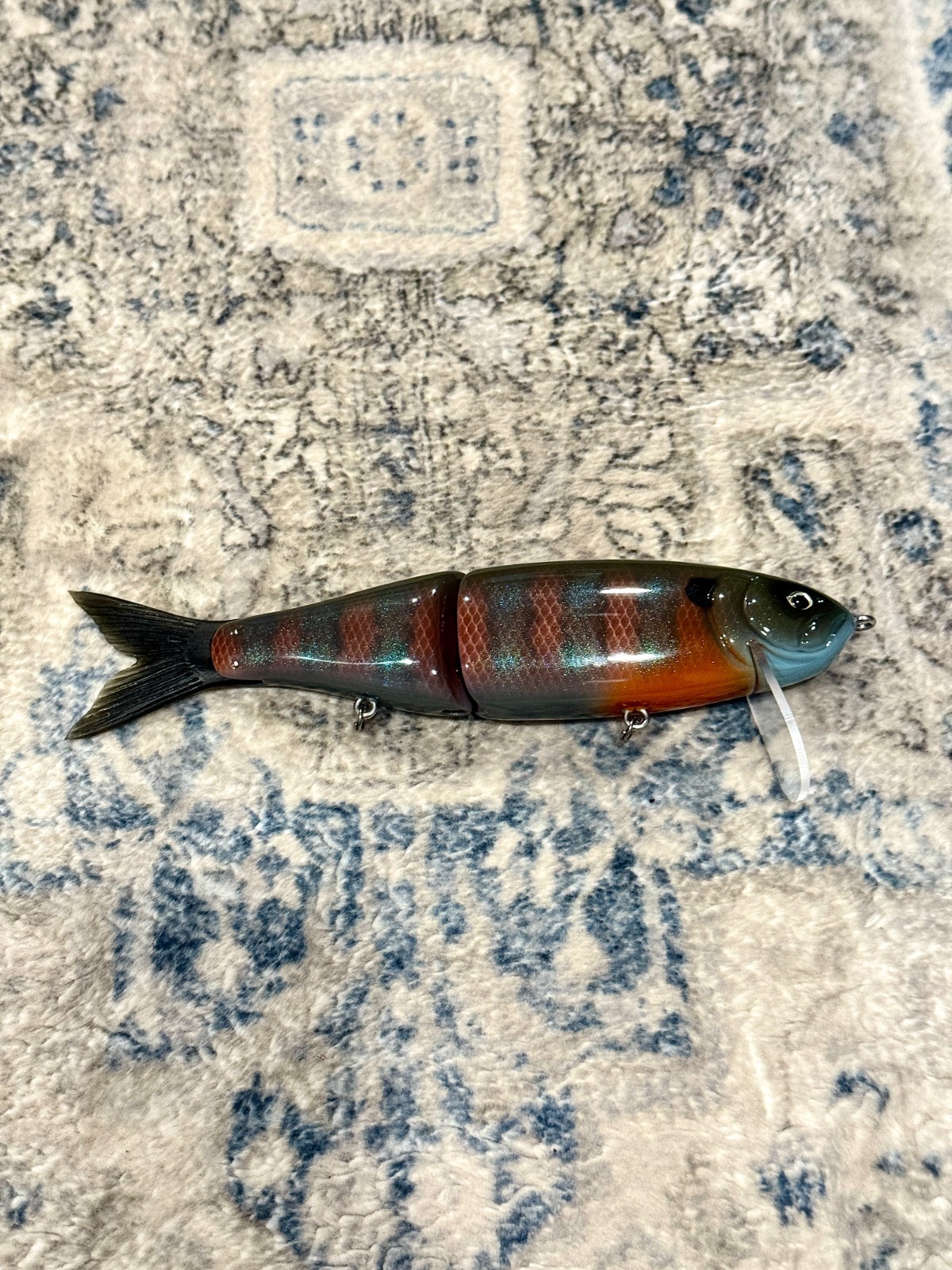 Kassano DEL8 7” Multi-Piece Swimbait Gill Color Glide Bait Bass Fishing Lure - Image 2