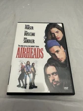 Airheads DVD Brendan Fraser Adam Sandler Steve Buscemi 1994 Comedy OOP
