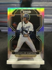 2022 Panini Draft Picks Silver Prizm Chandler Simpson #PDP70 Rays (RC)