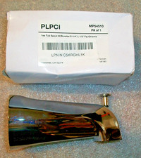 Chrome Bathtub Faucet Replacement Tub Spout with Diverter Fits 1/2"