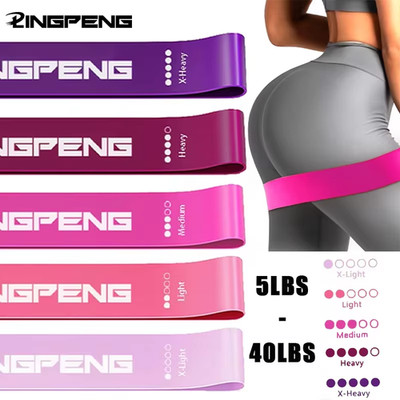 Widerstandsbänder Set Tragbar Fitness Workout Gummibänder für Yoga Gym Pilates