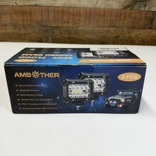 Ambother 4 Led Pod Lights 2pcs Spot Flood Combo Beam Offroad Truck Driving Fog Ambother 4 Led Pod Lights 2pcs Spot Flood Combo Beam Offroad Truck Driving Fog