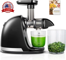 Exprimidor de prensado en frío, máquinas exprimidoras masticadoras sin BPA