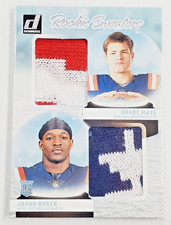Drake Maye Javon Baker 2024 Donruss Football Rookie Sweaters RC Dual Memorabilia