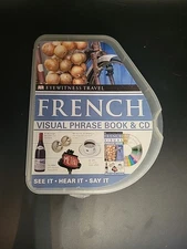 DK FRench Visual Phrase Book And CD Never Used Perfect For Travel See It Hear It