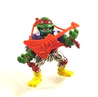 TMNT Rock N Rollin Heavy Metal Raph Raphael Figure w/ Guitar Vintage 1991