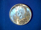 1964 B U Kennedy Silver Half Dollar