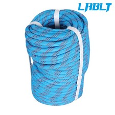 LABLT Blue And Red 3/8" 100' 3520 Lbs Strong Pulling Rope Braided Polyester Rope