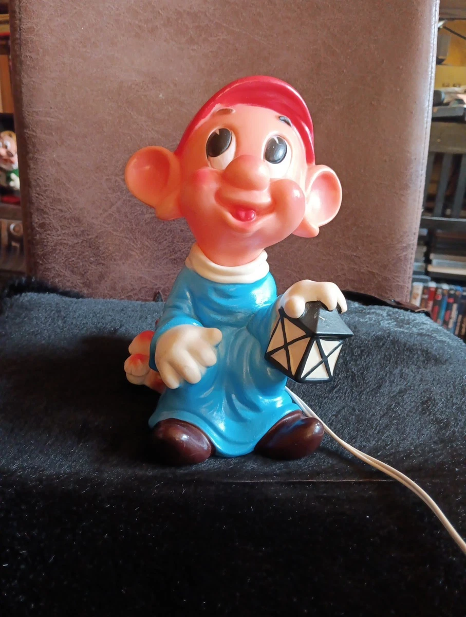 Zwerg Dopey Figur Lampe Walt Disney Production 21 cm Groß von Schneewittchen