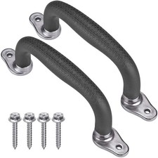 Black Playground Safety Handles, Non-Slip Kids Playground Grab Handles, Durab...