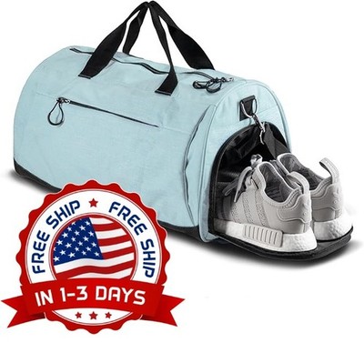 Bolsa De Gimnasio Pequeña Para Mujeres Y Hombres Con Compartimento Para Viajar.