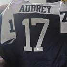 Brandon Aubrey Dallas Cowboys #17 Signed NFL Football Jersey Authenticated Auto