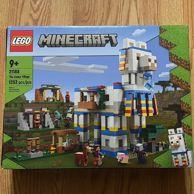 LEGO Minecraft The Llama Village 21188 Complete Set 1252 pcs w/ Instructions