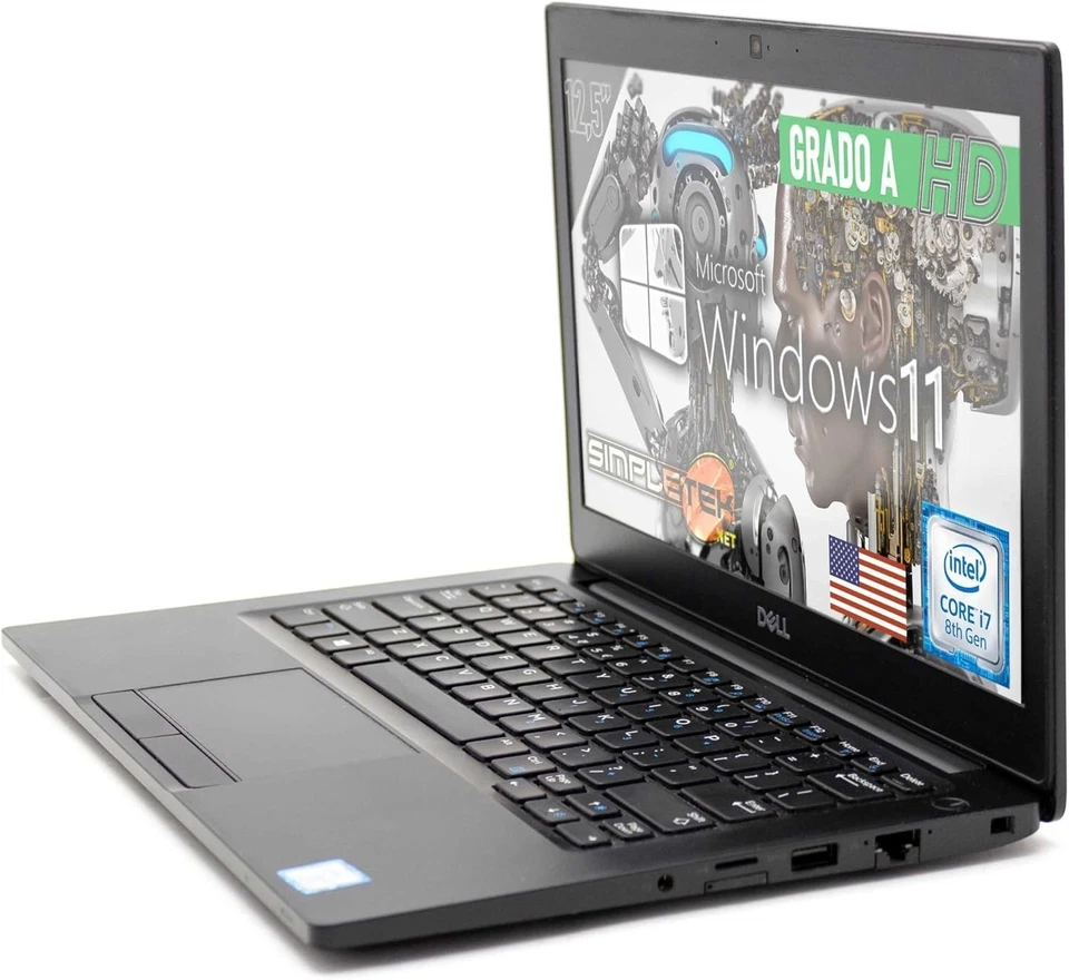 Dell Latitude 7290 · i7-8650 · 16GB · 250GB, foto 1 di 4
