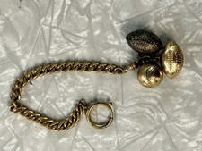 vintage german charm bracelet With Football Baseball Charms 1960s