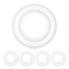 PARMIDA (4 Pack) 5/6 Inch Dimmable LED Disk Light Surface Flush Mount 15W, UL...