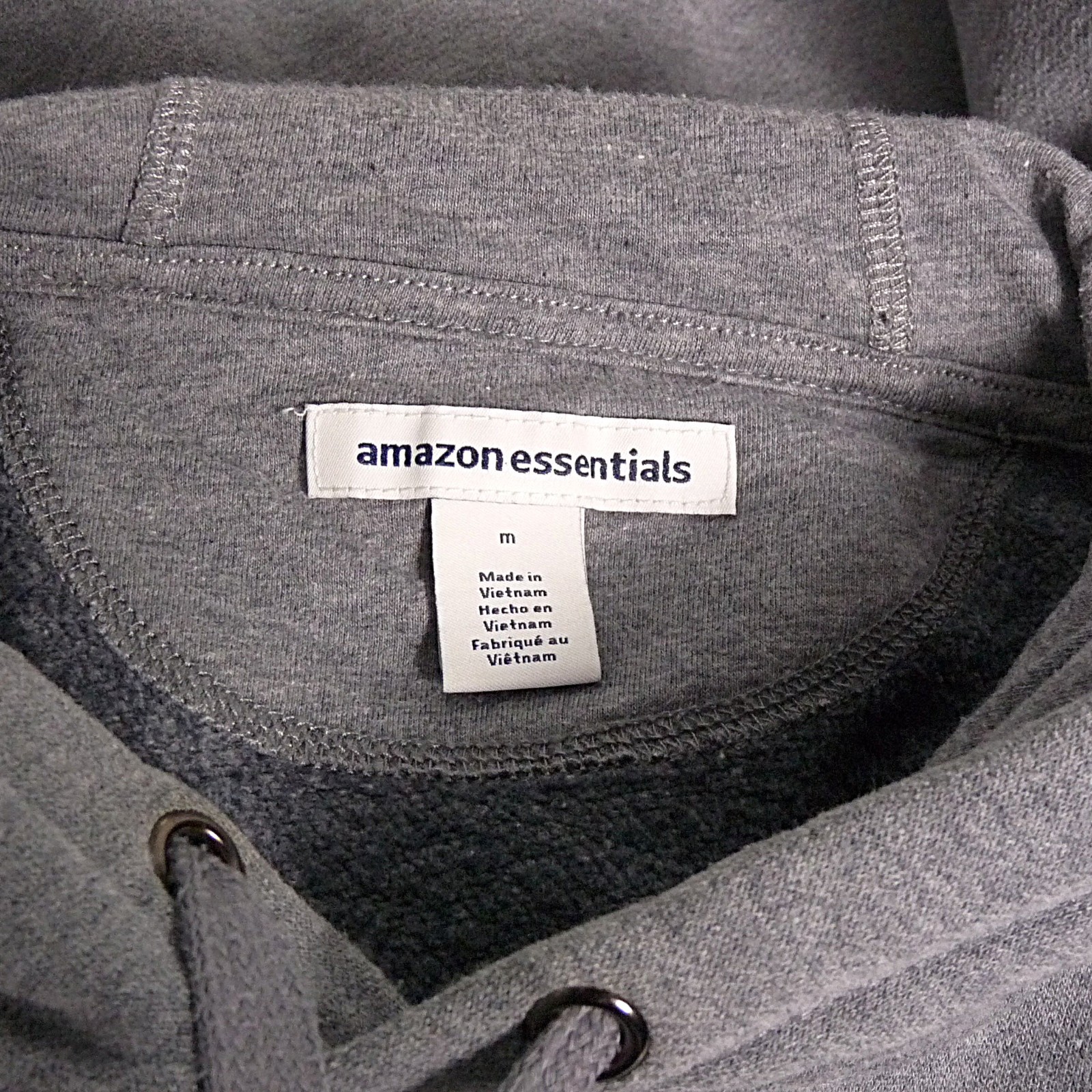 Amazon Essentials Gray Pullover Hoodie Sweatshirt… - image 6