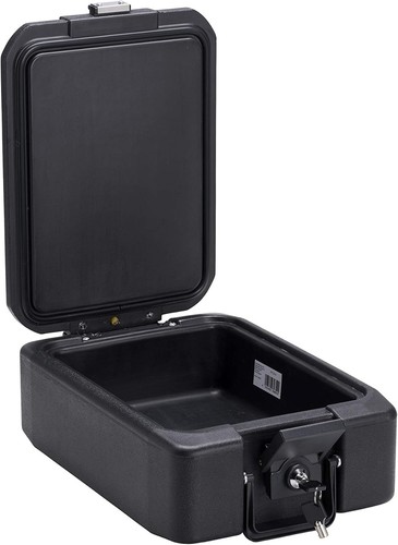 FP22K Feuerfeste A4 Dokumenten Urkundenbox Safe Feuertruhe, Schwarz - Bild 4 von 6