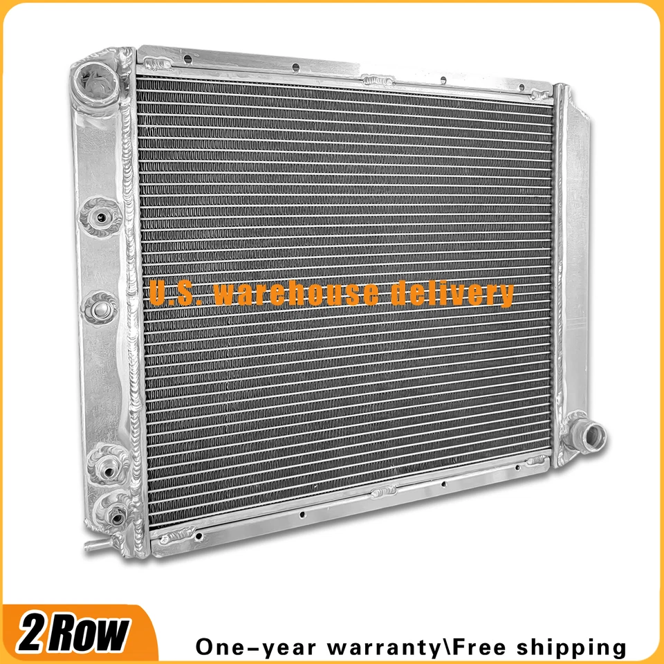 Aluminum Radiator Fits Volvo 240 242 244 245 264 740 745 760 780 940 DL GLE - Image 2 of 4