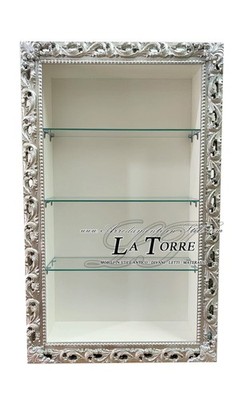 Wand Hängevitrine Pinnwand Barock Stil Lochrahmen Box TV Tür s