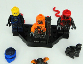 Used Lego Ninjago Desert Lightening Bike 70622 Nearly Complete w/Manuals