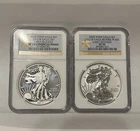 2013 W American Silver Eagle 2 coin Set PCGS 70 Early Release*GOLD STAR* SP & PR