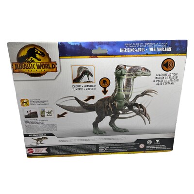 Jurassic World Dominion Sound Slashin Therizinosaurus Dinosaur