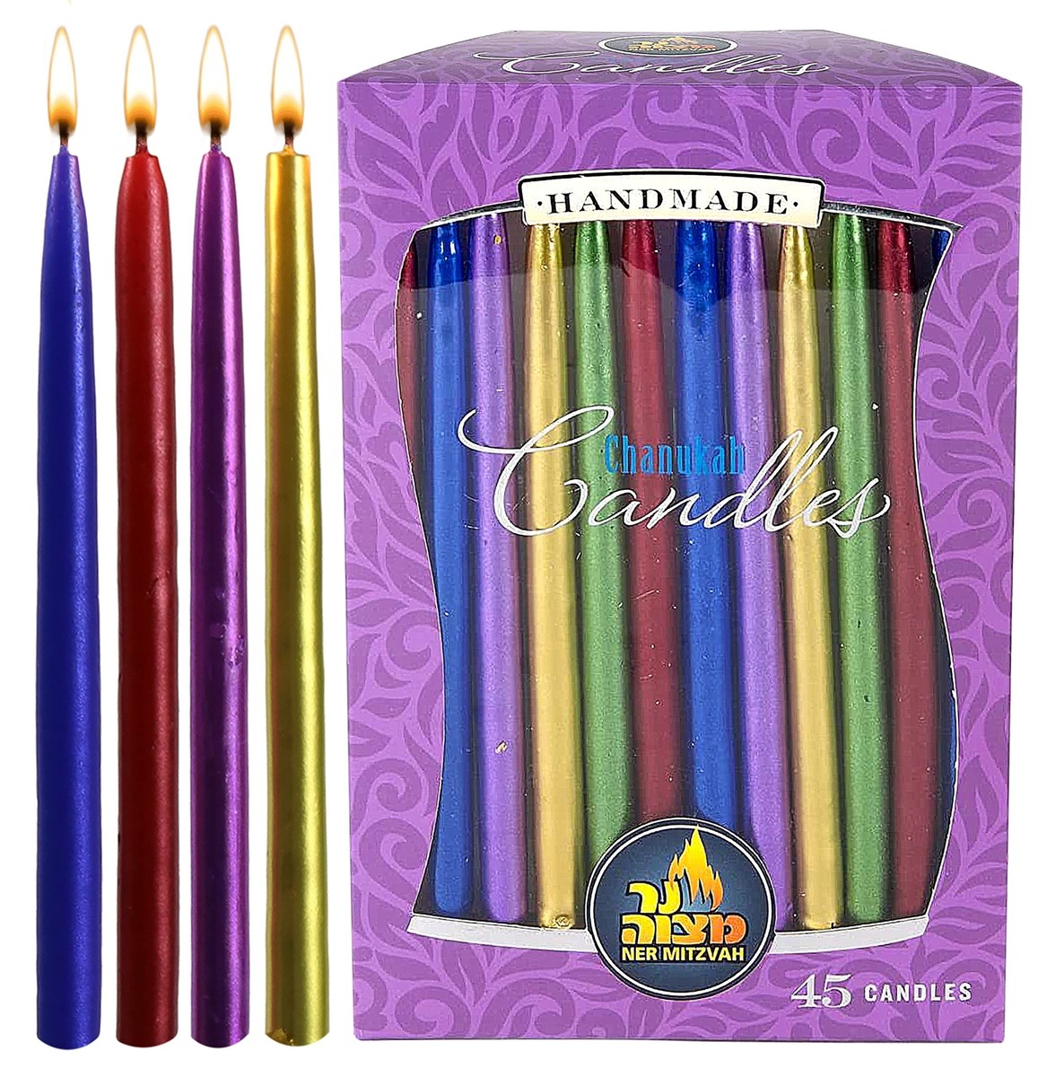 Chanukah Candles Made In Israel Ner Mitzvah Hanukkah Candles
