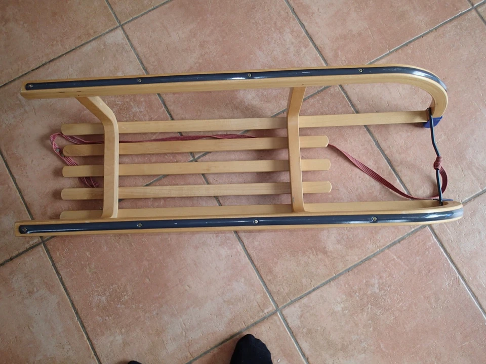 NEU Rodel Holz Schlitten Davos 100cm rpl dcl 60/100 COLINT 4029286401000 - Bild 3 von 4