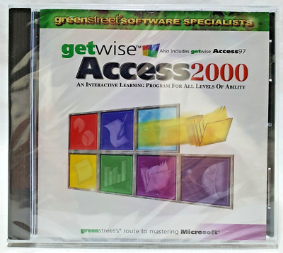 GETWISE MICROSOFT ACCESS 2000 PC CD-ROM in Jewel Case NEW Factory Sealed