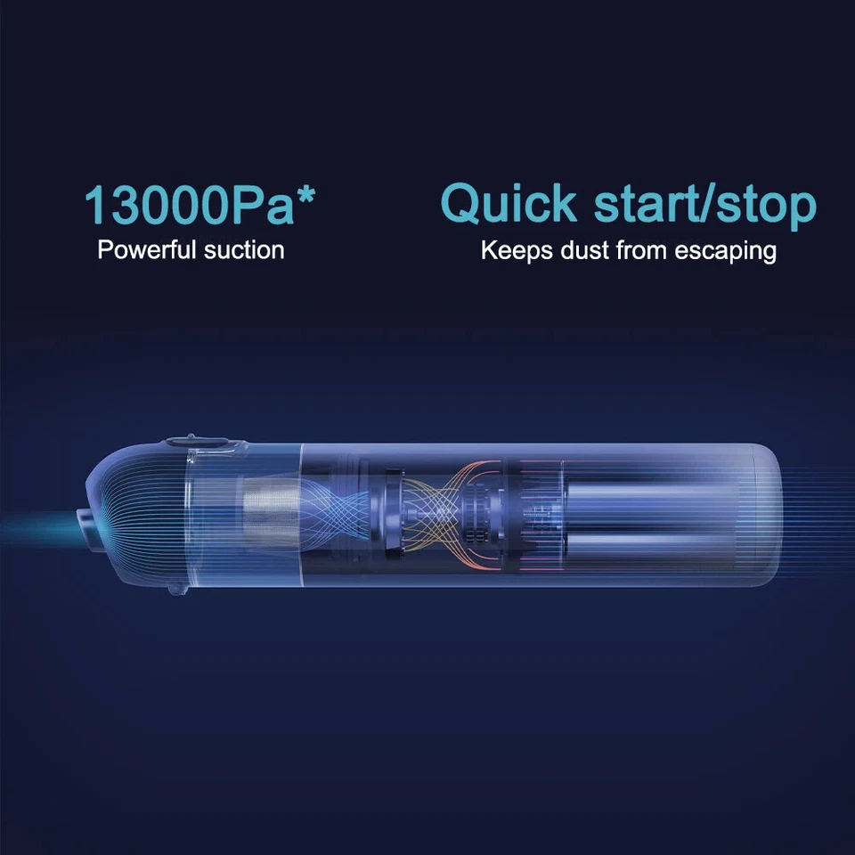 Handheld Wireless Vacuum Cleaner, 13KPa Suction, For Home Car Cordless Portable - Image 4 of 4