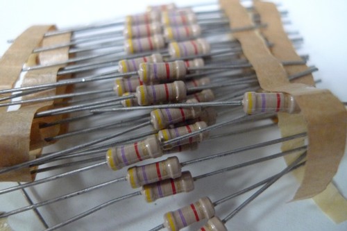 Resistor Metal Film Philips 5% X5 Off Original Vintage Resistors Drop Down Menu - Picture 363 of 657