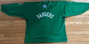 Vintage 80-90s New York Rangers Worn/Used Practice Jersey 54 Gerry Cosby CCM🍎