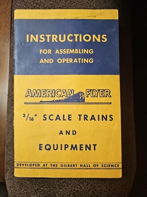 1949 AMERICAN FLYER MANUAL M2690-ASSEMBLY & OPERATING