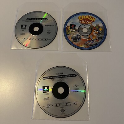 Crash Bash, CTR: Crash Team Racing & Crash 2: Cortex Strikes Back *nur Disc*