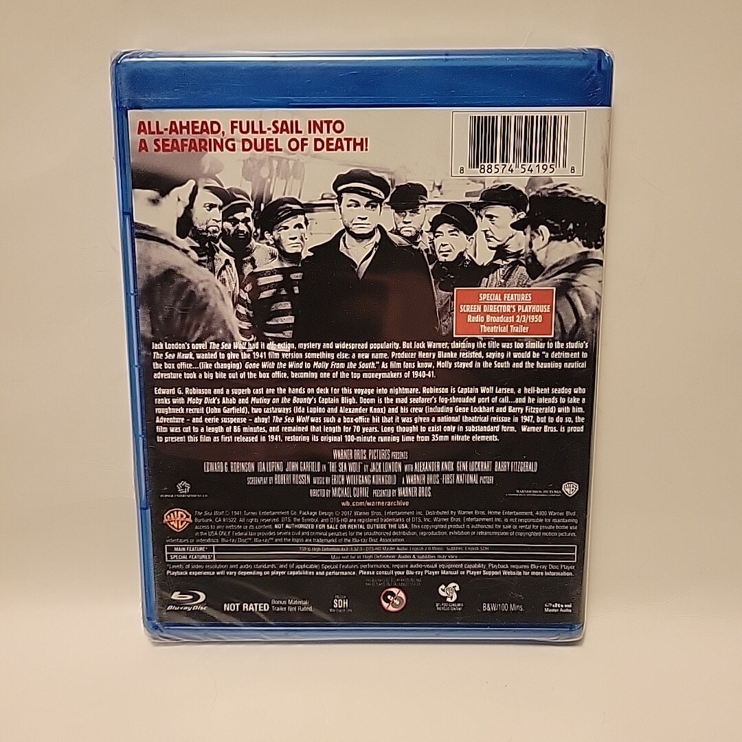 その他 The Sea Wolf (Uncut) [Blu-ray] The Sea Wolf (Uncut) (Blu-ray, 1941) for sale online | eBay