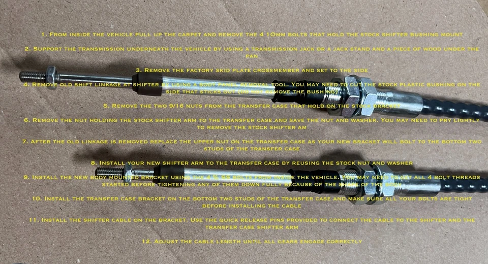 Caja de transferencia Savvy Jeep Wrangler 97-06 231 conversión de cable Foto 2 de 4