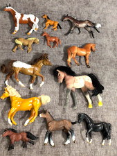 Mixed Lot Of 12 Toy Horse Figures - Some Vintage
