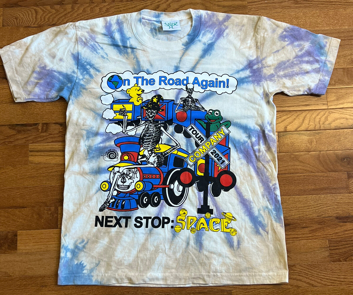 Online Ceramics Grateful Dead On the Road Again Tee Size L Large New A24 Collab-image