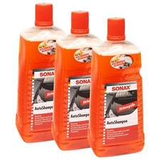 SONAX 3x 2 Liter AutoShampoo Konzentrat Schmutzentferner reinigt Auto Reiniger