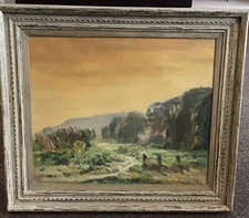Albert Londraville - Original Oil, Desert Scene