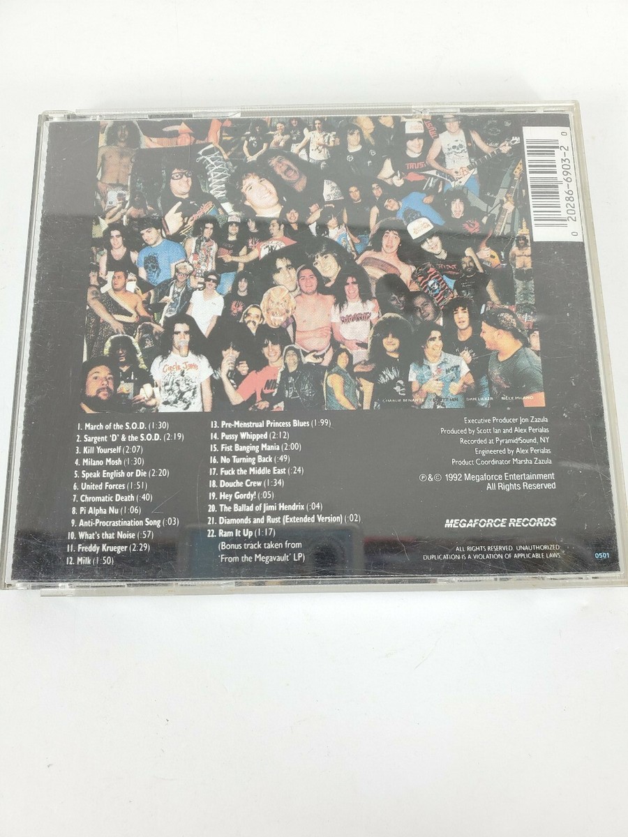 Autographed S.O.D. (Stormtroopers of Death) 